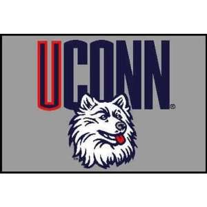  Logo Rugs University of Connecticut Huskies (UConn) 2x3 