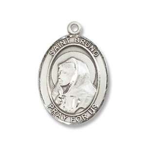  Silver Medal with 18 Sterling Chain Patron Saint of Possessed People
