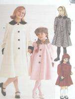 Childs Coat Hat Sewing Pattern 8471 Lined A Line New  