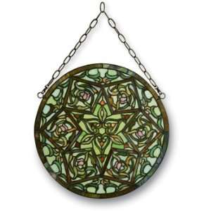Kaleidoscope Stained Glass Panel, Compare at $200.00:  Home 