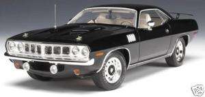 HIGHWAY 61 50650 1:18 1971 PLYMOUTH CUDA 383 BLACK DIECAST MODEL CAR 