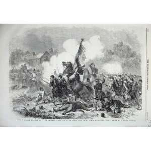   1859 Death Colonel Maleville French Army War Solferino