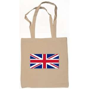  United Kingdom UK Flag Tote Bag Natural: Everything Else