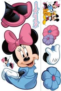 New Giant MINNIE MOUSE WALL DECAL Disney Stickers Decor 034878034898 
