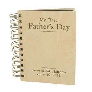  My First Fathers Day Personalized Photo Album Baby