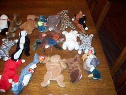 TY BEANIE BABIES RETIRED ORIGINAL LOT 46 BEARS WITH TAGS 1993 TO 1999 