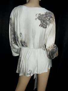 ROBERTO CAVALLI DRESS Bari Tunic 8 Large/IT42 Elegant New Collection 
