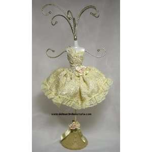  Victorian Ballerina in White Dress Jewelry Holder 