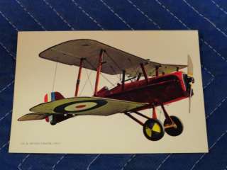 SE 5a British Fighter (1917) Postcards S65  
