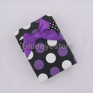 Fantion Purple USB gift box gift Jewelry box case 9CM  