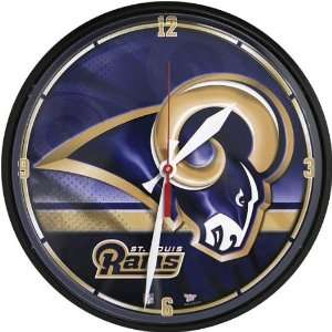  St Louis Rams   Logo Clock NFL Pro Football: Home 