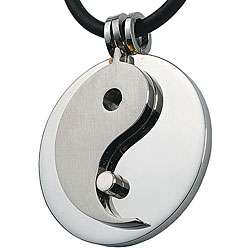 Stainless Steel Ying Yang Necklace  