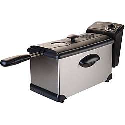  Electric PS75911 Stainless Steel 3 Liter Deep Fryer  