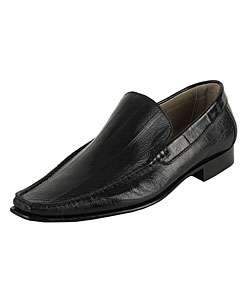 Dolce & Gabbana Mens Eel Skin Leather Loafers  