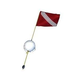  Dive Flag Float Ball Site Marker: Sports & Outdoors