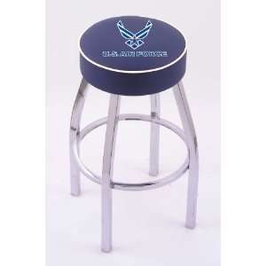 United States Air Force 30 Single ring swivel bar stool with Chrome 