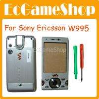 Silver Full Housing Cover For Sony Ericsson W995+ Tool  