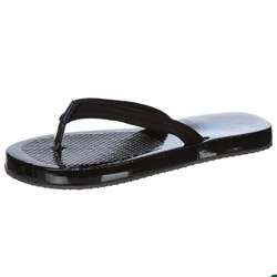 Sugar Womens Flipper Black Flip Flop Sandals  
