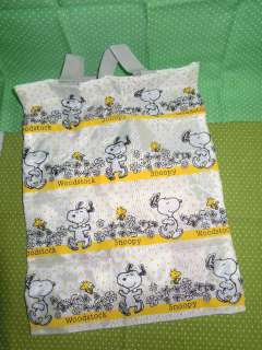 Snoopy & Woodstock flower Design Nylon Bag (Gashapon)  