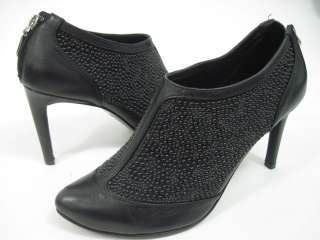 MALOLES Black Adonia Stud Ankle Booties Shoes Sz 8.5  
