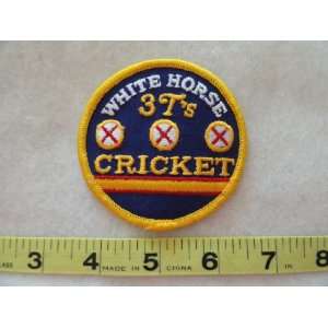  White Horse 3ts Cricket Patch 