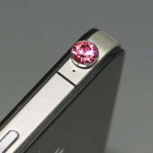 Crystal Earphone jack accessory / Plug for iPhone / iPod 