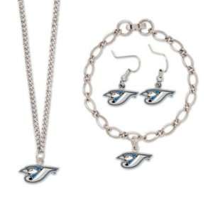 Toronto Blue Jays Official Logo Silver Jewelry Gift Set:  