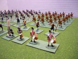   Painted Colonial & Dragoon Revolutionary War Figures in 1/72/ 25mm