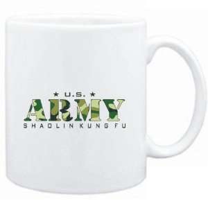  Mug White  US ARMY Shaolin Kung Fu / CAMOUFLAGE  Sports 