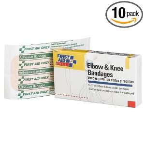First Aid Only 2 X 4 Elbow & Knee Plastic Bandage, 5 Count Boxes 