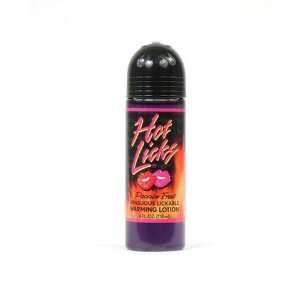Bundle Hot Licks  Passion Fruit and 2 pack of Pink Silicone Lubricant 