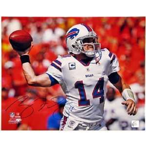  Ryan Fitzpatrick Autographed Buffalo Bills 16x20 Football 