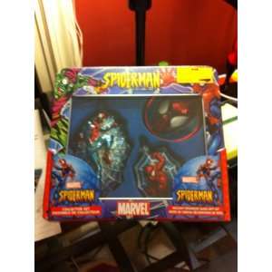  SPIDER MAN 3 PIECE HOLIDAY GLASS ORNAMENT COLLECTORS SET 