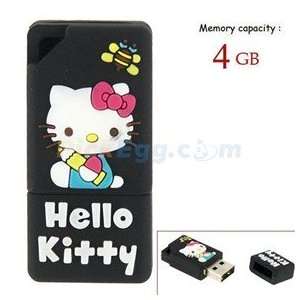  4G Mini Lovely Kitty Flash Drive (Black): Electronics