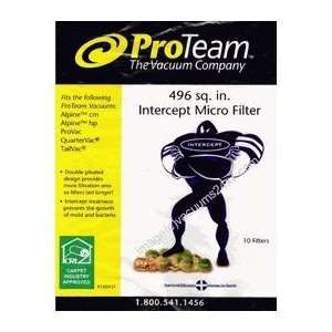   : ProTeam Pack of 10 Intercept Micro Filters 6 Quarts: Home & Kitchen