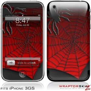  iPhone 3G & 3GS Skin and Screen Protector Kit   Spider Web 