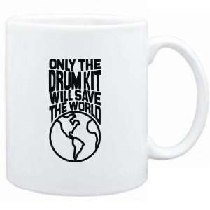 Mug White  Only the Drum Kit will save the world  Instruments 