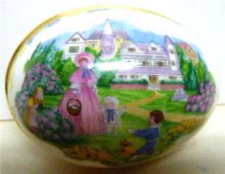   LIMITED EDITION BEAUTIFUL TRINKET BOX IN THE SHAPE OF EGG RARE  