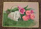 Bunny Blossoms ~ Easter Spring Tapestry Placemat