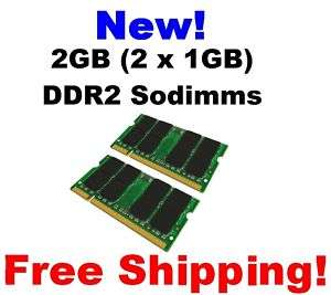 New! 2GB 2X1GB Acer Aspire 5570Z SODIMM Memory PC2 5300  