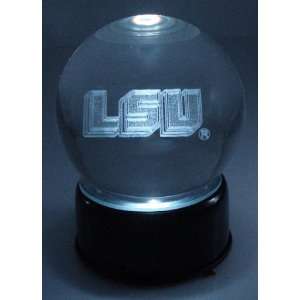 LSU logo etched in a musical, turning crystal ball  Sports 