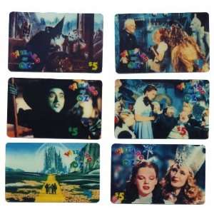    Wizard of Oz Set of 6 Cards (Series 2) Very Colorful Movie Scenes