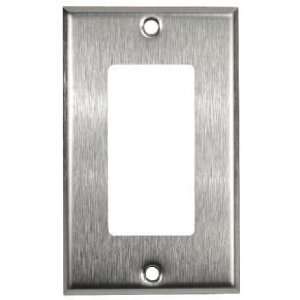  Stainless Steel Metal Wall Plates 1 Gang Decorator/GFCI Stainless 