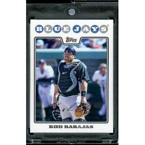 2008 Topps # 652 Rod Barajas   Texas Rangers   MLB Baseball Trading 