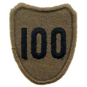  U.S. Army 100th Infantry Division Patch Green: Patio, Lawn 