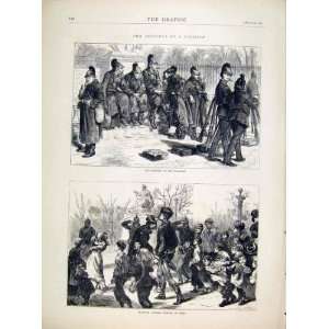   Paris Germans Tuilleries Prussian Cavalry 1871