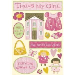   Girl Cardstock Scrapbook Stickers (10599): Arts, Crafts & Sewing