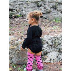 Mia Belle Baby Little Black Dress Princess Romper  Overstock