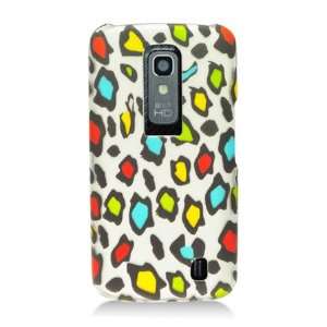  LG P930 Nitro HD Graphic Case   Rainbow Leopard (Package 