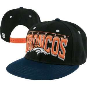  Denver Broncos 2 Tone Hard Knocks Snapback Hat: Sports 